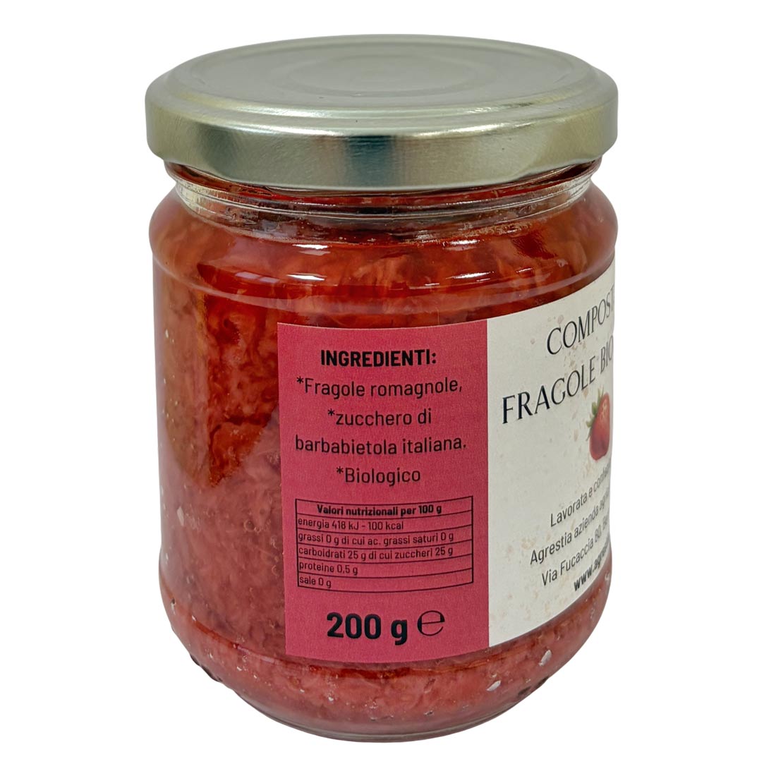 Composta di fragola biologica 200 g 3 Composta di fragole 3